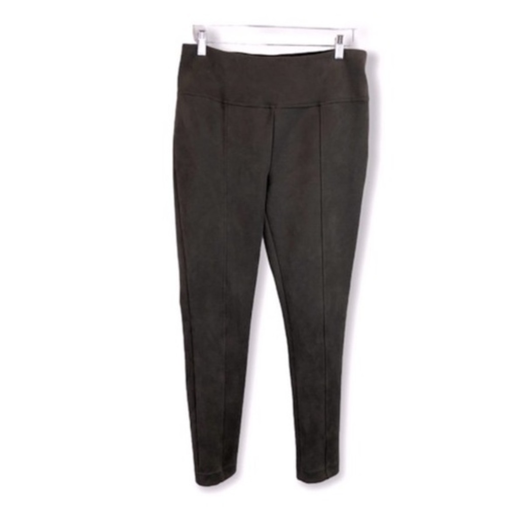 Andrew Marc Slate Gray Stretch Faux Suede Pants